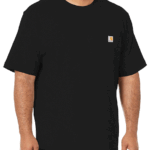 Carhartt Black Medium Mens Loose Fit Heavyweight Short-Sleeve Pocket T-Shirt Work Utility t Shirts US