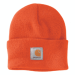 Carhartt Brite Orange One Size Men's Knit Cuffed Beanie