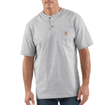 Carhartt Heather Grey XX-Large Tall Mens Loose Fit Heavyweight Short-Sleeve Pocket T-Shirt (Big & Tall) Henley Shirts Heather Gray US