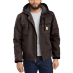 Carhartt Dark Brown 3X-Large mens Bartlett Jacket (Big & Tall) Work Utility Outerwear US