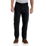 Carhartt Black 30W x 30L Men's Relaxed Straight Rigby Cargo Pant W30 x L30