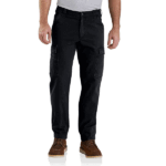 Carhartt Black 32W x 36L Men's Relaxed Straight Rigby Cargo Pant W32 x L36