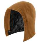 Carhartt Carhartt Brown Small-X-Large Unisex Adult Washed Duck Flannel Lined Hood Work Utility Outerwear Brown US