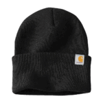 Carhartt Black One Size Men's Knit Cuffed Beanie (104597)