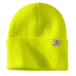 Carhartt Brite Lime One Size Men's Knit Cuffed Beanie (104597)