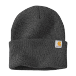 Carhartt Coal Heather One Size Men's Knit Cuffed Beanie (104597)