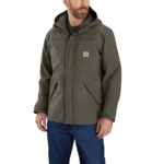 Carhartt Moss Medium Mens Storm Defender Loose Fit Heavyweight Jacket Work Utility Outerwear US