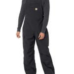 Carhartt Black Medium mens Storm Defender Loose Fit Heavyweight Bibs Overalls / US