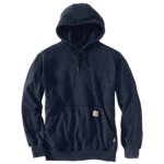 Carhartt Navy Large Tall mens Flame-resistant Force Loose Fit Midweight (Big & Tall) Sweatshirt US