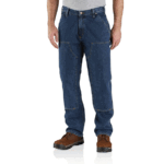 Carhartt Canal 44W x 30L Men's Loose Straight Double-Front Denim Dungaree W44 x L30