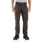 Carhartt Dark Coffee 40W x 32L Men's Relaxed Straight Ripstop Double-Front Cargo Pant W40 x L32