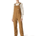 Carhartt Carhartt Brown X-Large Short Women's Rugged Flex Loose Fit Canvas Bib Overall Brown