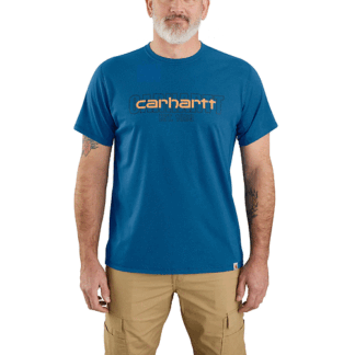 Carhartt Force Relaxed Fit Midweight Short-sleeve Logo Graphic T-shirt