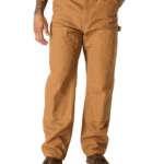 Carhartt Carhartt Brown 36W x 32L Men's B01 Loose Straight Firm Duck Double-Front Dungaree Brown W36 x L32
