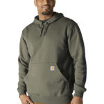 Carhartt Dusty Olive Large Men's Loose Fit Midweight Logo Sleeve Graphic Sweatshirt
