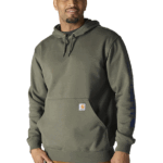 Carhartt Dusty Olive X-Large Tall Men's Loose Fit Midweight Logo Sleeve Graphic Sweatshirt