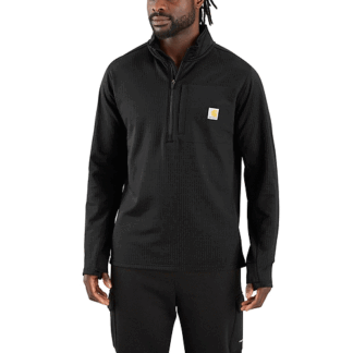 Carhartt Force Relaxed Fit Mock Neck Half-zip T-shirt