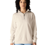 Carhartt Oat Milk Large Women's Tencel??? Fiber Series Relaxed Fit Half-Zip Sweatshirt