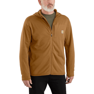 Carhartt Force Relaxed Fit Full-zip Long-sleeve Hooded T-shirt