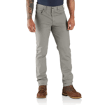 Carhartt Weather Ash 29W x 30L Men's Slim Tapered Rugged Flex Duck Pant