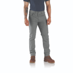 Carhartt Weather Ash 40W x 34L Men's Slim Tapered Rugged Flex Duck Pant W40 x L34