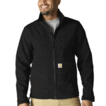 Carhartt Black Medium Men's Rain Defender Relaxed Fit Softshell Jacket