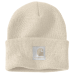 Carhartt Oat Milk One Size Women's Knit Satin-Lined Beanie