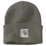 Carhartt Dusty Olive One Size Women's Knit Satin-Lined Beanie