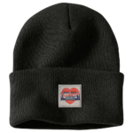 Carhartt Black One Size Women's Knit Heart Patch Beanie