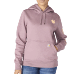 Carhartt Ash Berry Heather X-Large Women's Relaxed Fit Midweight Logo Sleeve Graphic Sweatshirt