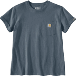 Carhartt IronBlue Medium Women's Loose Fit Heavyweight Short-Sleeve Love of Labor Graphic T-Shirt Iron Blue