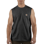 Carhartt Black Small Men's Sleeveless Pocket Tee