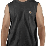 Carhartt Black XX-Large Men's Sleeveless Pocket Tee