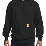 Carhartt Black XX-Large Men's Rain Defender Paxton Heavyweight Hooded Sweatshirt