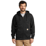 Carhartt Black Large Mens Rain Defender Paxton Heavyweight Hooded Sweatshirt Fashion Hoodies US