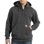 Carhartt Carbon Heather Large mens Rain Defender Paxton Heavyweight Hooded Sweatshirt Shirt US