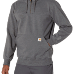 Carhartt Carbon Heather XX-Large Tall mens Rain Defender Paxton Heavyweight Hooded Sweatshirt (Big & Tall) Shirt US