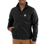 Carhartt Black Large Mens Crowley Jacket (Regular and Big & Tall Sizes) Outerwear US