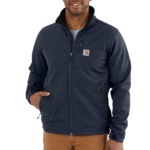 Carhartt Navy Large Mens Crowley Jacket (Regular and Big & Tall Sizes) Outerwear US