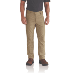 Carhartt Dark Khaki 42W x 30L Men's Slim Tapered Rigby Dungaree W42 x L30