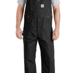 Carhartt Black 32W x 30L Men'sRelaxed Fit Duck Bib Overall L30-W32